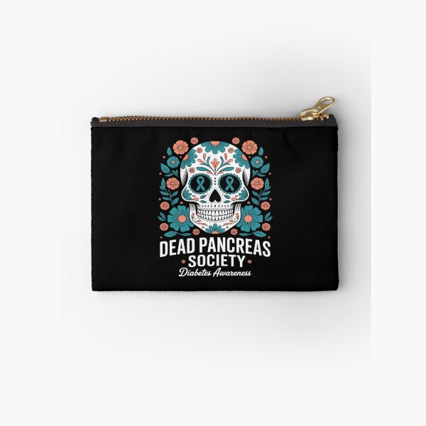 Item preview, Dead Pancreas Society Sugar Diabetes Awareness Skull Flower designed and sold by ticlitule.