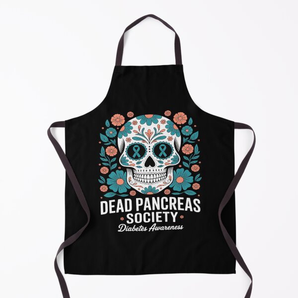 Item preview, Dead Pancreas Society Sugar Diabetes Awareness Skull Flower designed and sold by ticlitule.
