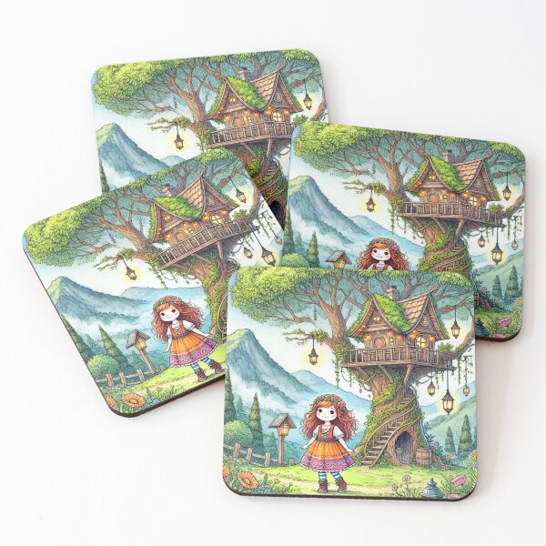 Item preview, Ankhi and the Enchanted Treehouse Library designed and sold by Dream Bloom Gallery.