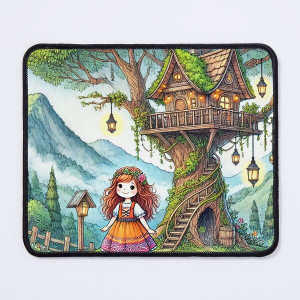 Item preview, Ankhi and the Enchanted Treehouse Library designed and sold by Dream Bloom Gallery.