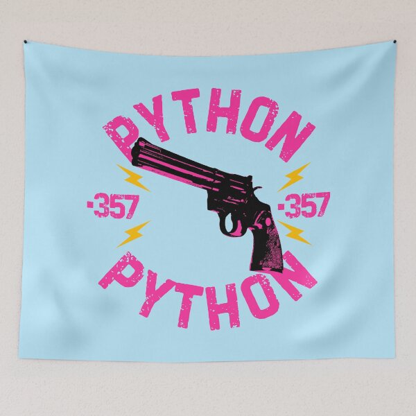 Item preview, 357 Magnum Python Biker Style | Black and Pink designed and sold by UNK-Fatigues.