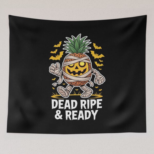 Item preview, Dead Ripe and Ready Funny Pineapple designed and sold by ticlitule.