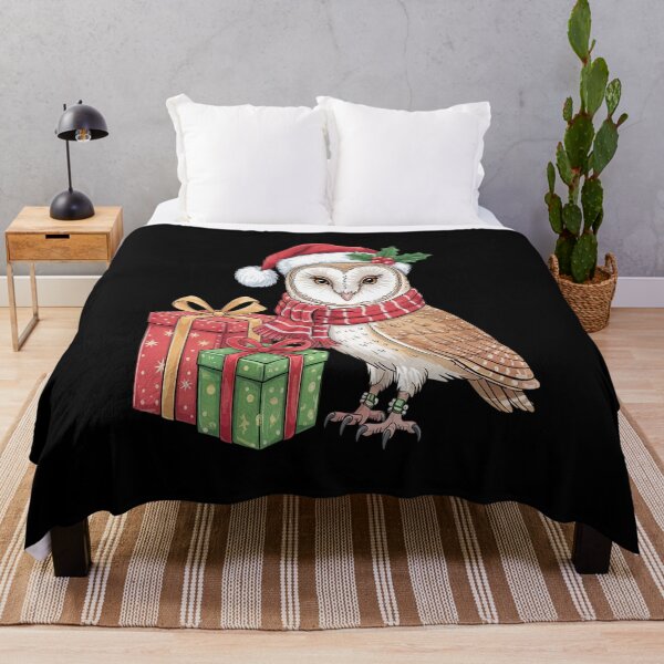 Item preview, Owl Bird Lover Xmas Holiday Santa Owl Christmas designed and sold by VladoZork.