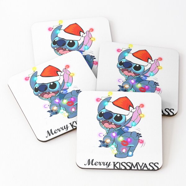 Item preview, Stitch Merry Kissmyass Funny Christmas Art – Cheeky Holiday Design designed and sold by SkylarRonald.