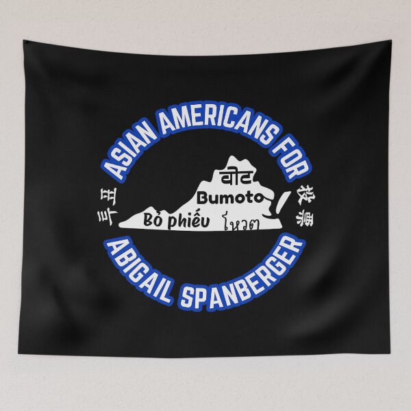 Item preview, Asians Americans For Abigial Spanberger V2 (Dark)  designed and sold by JulieLins33.
