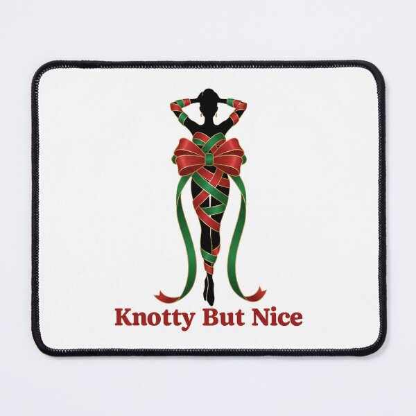 Item preview, Knotty But Nice – Gift-Wrapped Silhouette with Festive Flair designed and sold by Cloud-Riders.
