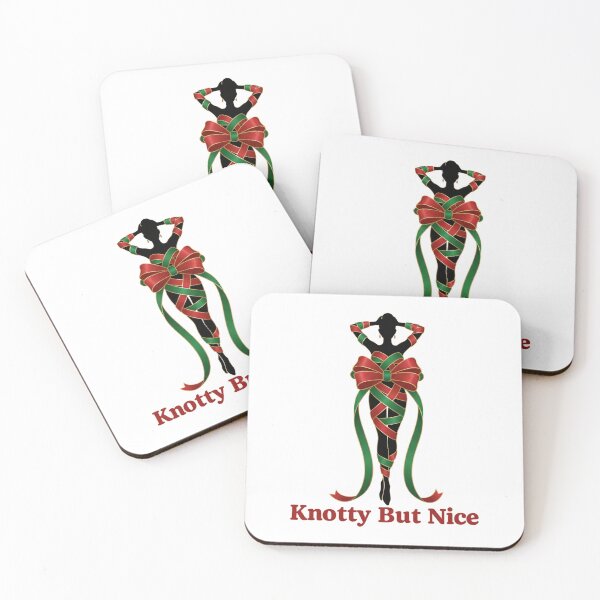 Item preview, Knotty But Nice – Gift-Wrapped Silhouette with Festive Flair designed and sold by Cloud-Riders.