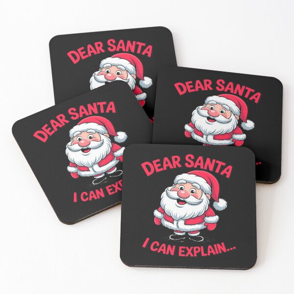 Item preview, Dear Santa I Can Explain Christmas Joke designed and sold by ticlitule.