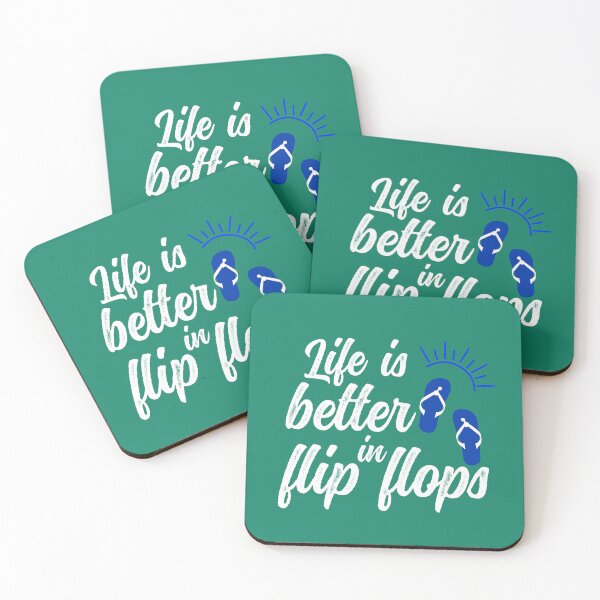 Item preview,  Life Is Better In Flip Flops, Beach Quote, Summer quote designed and sold by DesignHouse07.