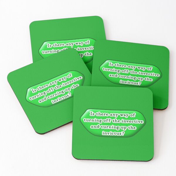 Item preview, Is there any way of turning off the invective, green background designed and sold by mntimg.