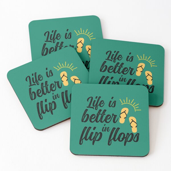 Item preview,  Life Is Better In Flip Flops, Beach Quote, Summer quote designed and sold by DesignHouse07.