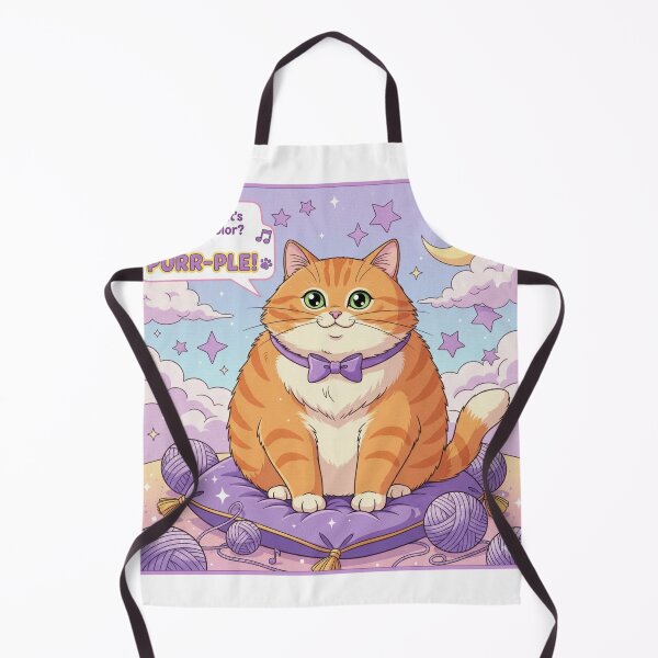 Item preview, "What is a cat's favorite color?" Orange Cat Funny Design designed and sold by ANIMEX00.
