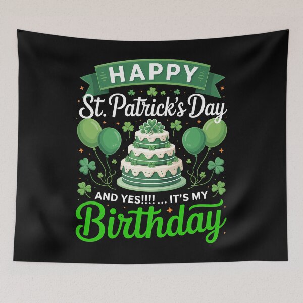 Item preview, Happy St Patricks Day And Yes It's My Birthday designed and sold by brynatshop.