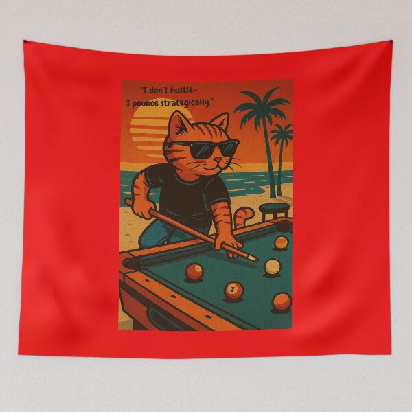 Item preview, I don't hustle- I pounce strategically designed and sold by Brickroad Dsigns.