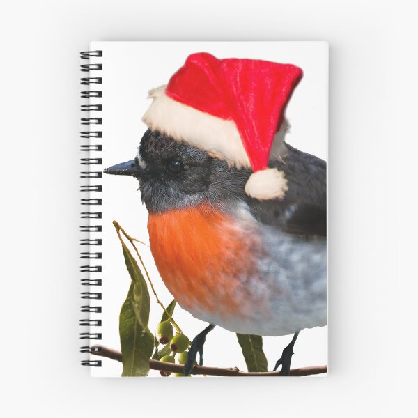 Item preview, Red Breasted Robin,Christmas Robin Santa Hat designed and sold by Ohlordi.