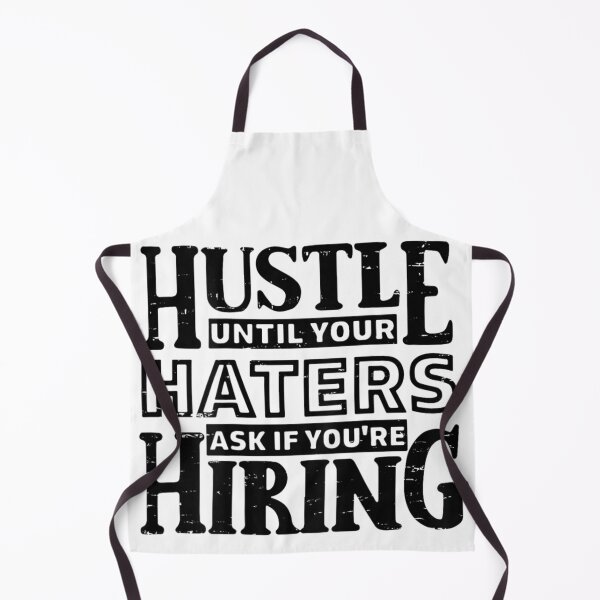 Item preview, Motivational Hustle Quote, Haters Hiring Success Mindset Typography T-Shirt Design designed and sold by Serene woods.