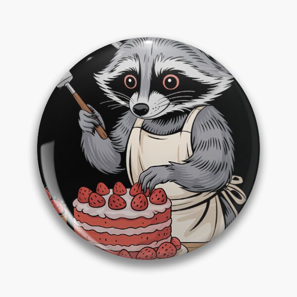 Item preview, Baker Baking Lovers Racoon making Cake Tarot Card designed and sold by Zephyr6Dragon.