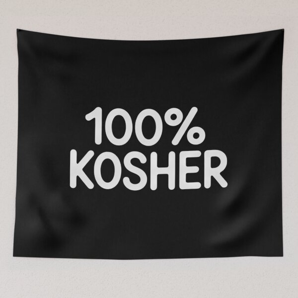 Item preview, 100% KOSHER Funny Joke Jewish Hebrew Hanukkah designed and sold by brynatshop.