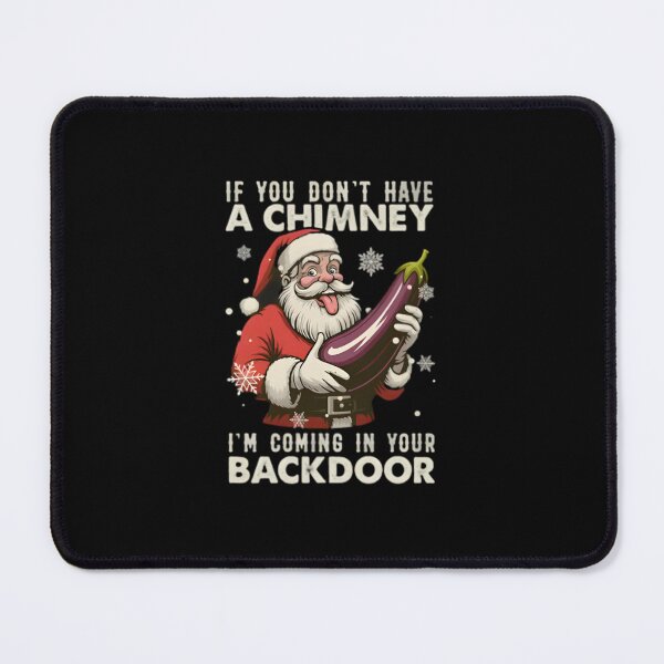 Item preview, If You Don't Have A Chimney Im Coming In Your Backdoor Funny Santa Christmas Jumper designed and sold by shopmionmion.