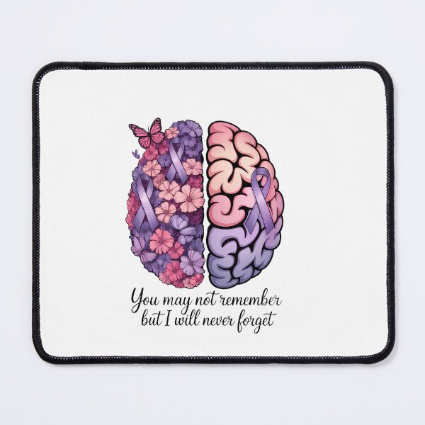 Item preview, Floral Brain I Will Never Forget Alzheimer's Awareness designed and sold by VENOM0RIOT.