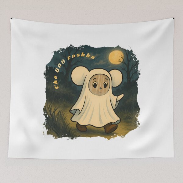 Item preview, Cheburashka Ghost Spooky Che-Boo-Rashka Halloween Costume  designed and sold by JulieLins33.