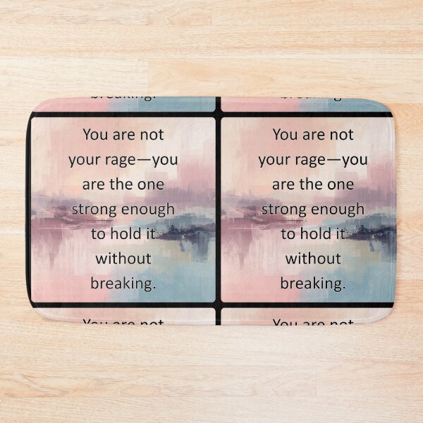 Item preview, You are not your rage... designed and sold by vagar.