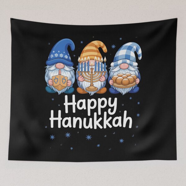 Item preview, Shalom Gnomes Jew Hanukkah Chanukah Jewish Holiday gnome designed and sold by brynatshop.