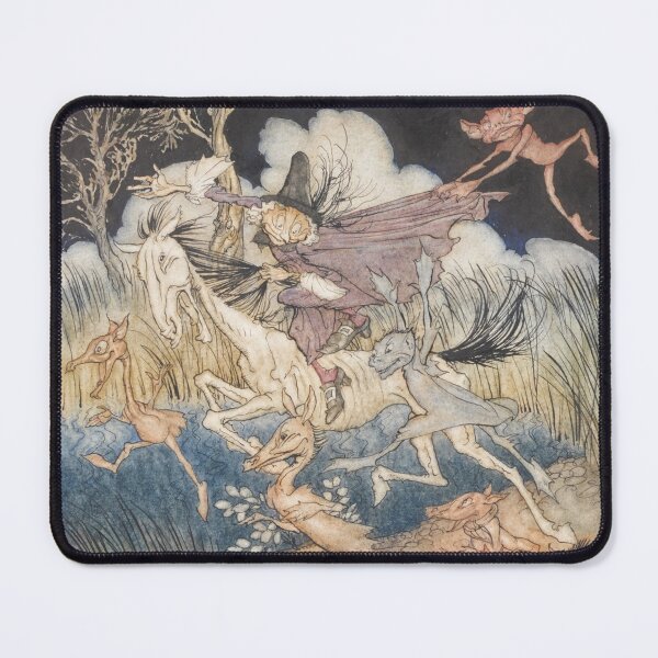 Item preview, Sleepy Hollow witch - Arthur Rackham designed and sold by forgottenbeauty.