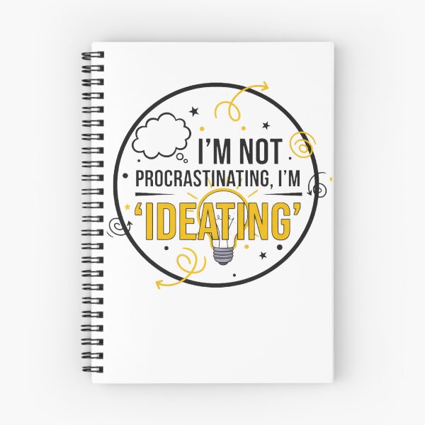 Item preview, I’m Not Procrastinating I’m Ideating Funny Office Humor Tee for Work Creatives designed and sold by 519xdesign.