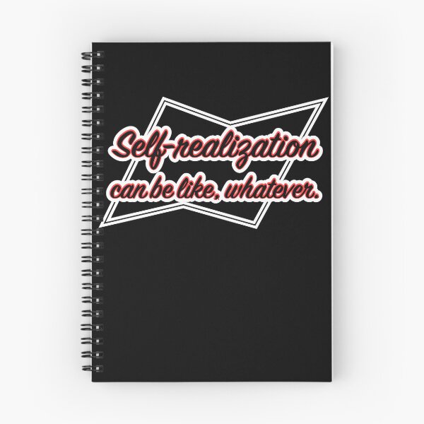 Item preview, Self-realization can be like whatever, black background designed and sold by mntimg.