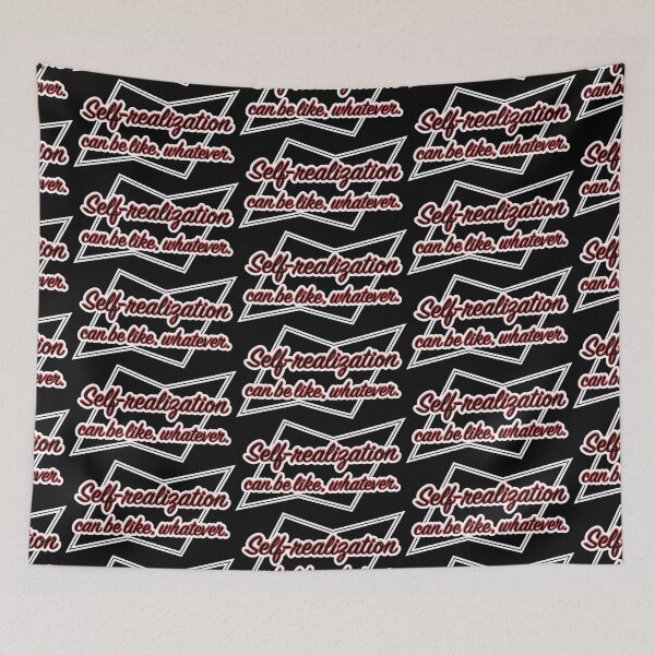 Item preview, Self-realization can be like whatever, black background designed and sold by mntimg.