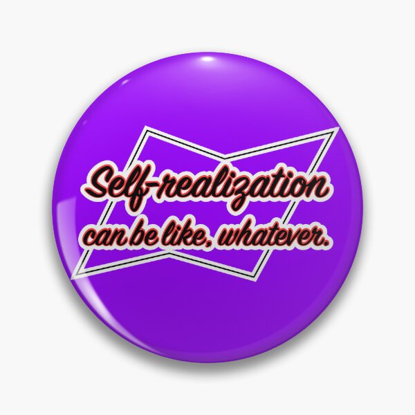 Item preview, Self-realization can be like whatever, purple background designed and sold by mntimg.