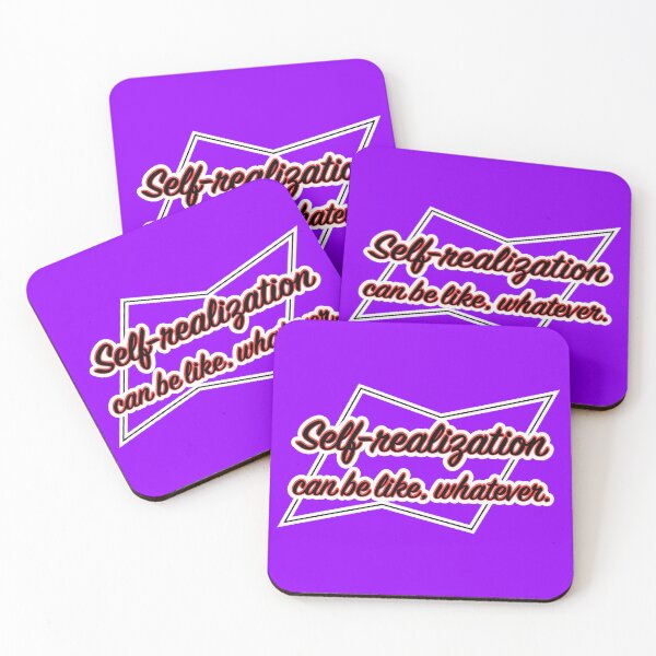 Item preview, Self-realization can be like whatever, purple background designed and sold by mntimg.