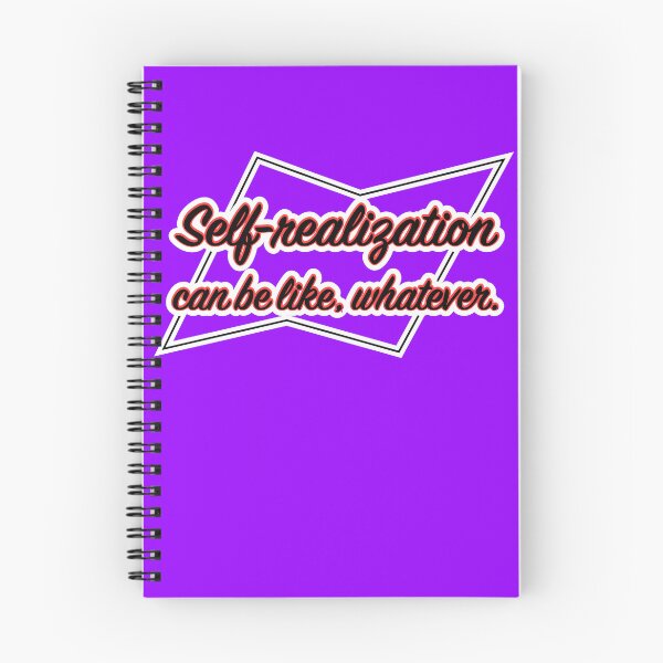 Item preview, Self-realization can be like whatever, purple background designed and sold by mntimg.