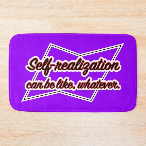 Item preview, Self-realization can be like whatever, purple background designed and sold by mntimg.