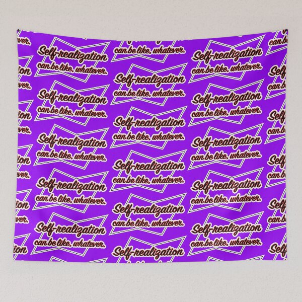 Item preview, Self-realization can be like whatever, purple background designed and sold by mntimg.