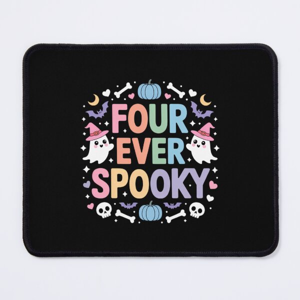 Item preview, Four Ever Spooky Birthday Girl 4 Year Old Cute Halloween designed and sold by VENOM0RIOT.
