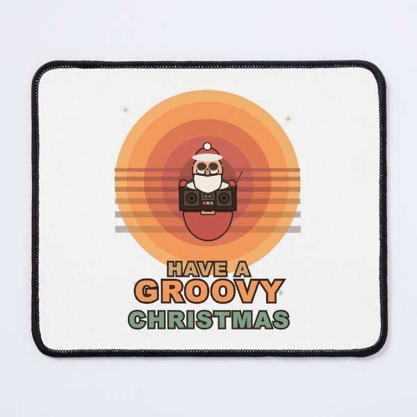 Item preview, Have a Groovy Christmas | Funky Santa with Boombox | Retro Holiday Art | Perfect for T-Shirts & Stickers | Gift for Music Lovers & 70s Fans designed and sold by Taanva.