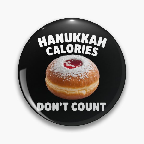 Item preview, Hanukkah Calories Don't Count Funny Latkes Jewish Sufganiyah designed and sold by brynatshop.