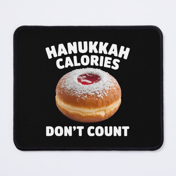 Item preview, Hanukkah Calories Don't Count Funny Latkes Jewish Sufganiyah designed and sold by brynatshop.