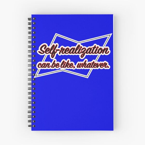 Item preview, Self-realization can be like whatever, blue background designed and sold by mntimg.