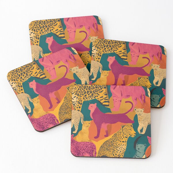 Item preview, Retro Safari Leopard Print Pattern designed and sold by chi3-jp.