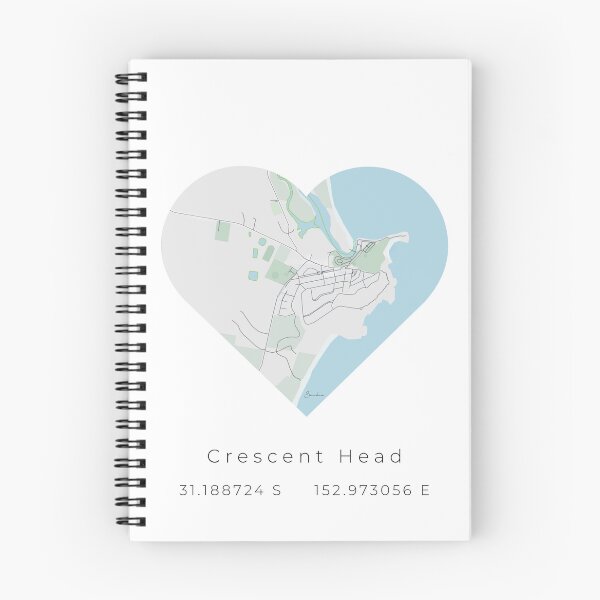 Item preview, Crescent Head Heart Map designed and sold by Sandra McArthur.