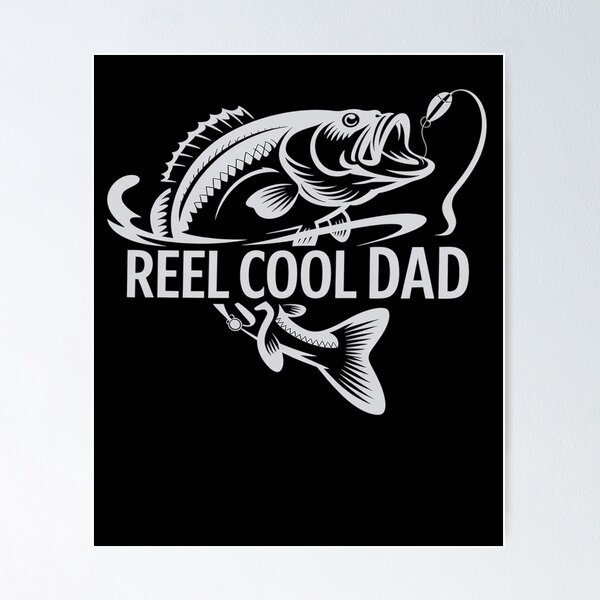 Item preview, Carrete Cool Dad Regalos de pesca Papá Día del padre designed and sold by MinaReinger.