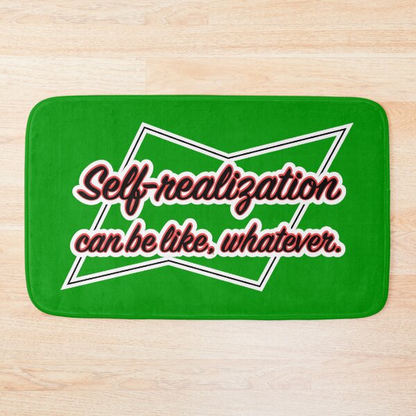 Item preview, Self-realization can be like whatever, green background designed and sold by mntimg.