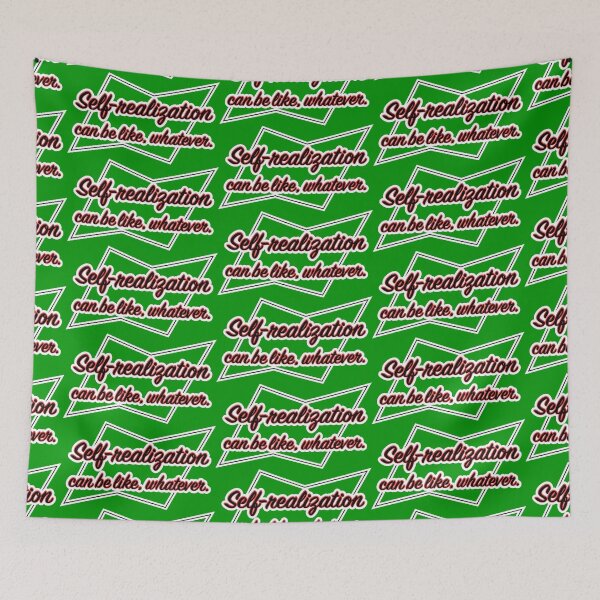 Item preview, Self-realization can be like whatever, green background designed and sold by mntimg.
