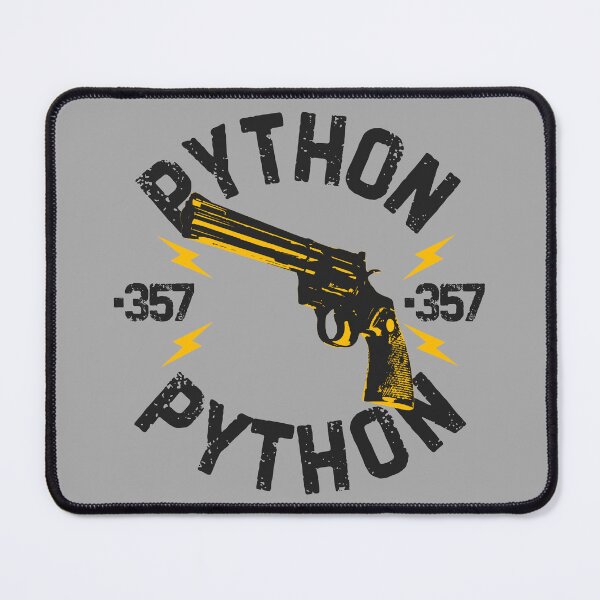 Item preview, 357 Magnum Python Biker Style | Yellow and Black designed and sold by UNK-Fatigues.