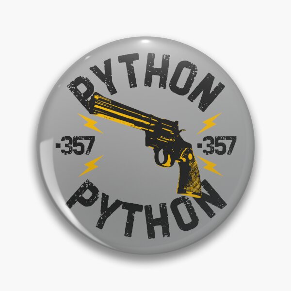 Item preview, 357 Magnum Python Biker Style | Yellow and Black designed and sold by UNK-Fatigues.