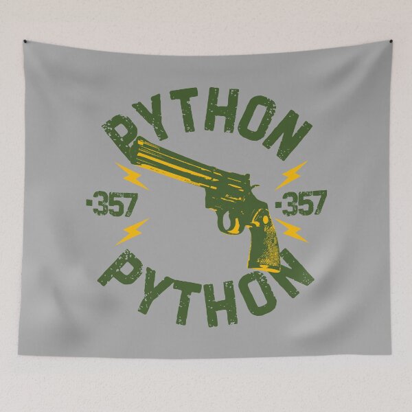 Item preview, 357 Magnum Python Biker Style | Yellow and Green designed and sold by UNK-Fatigues.