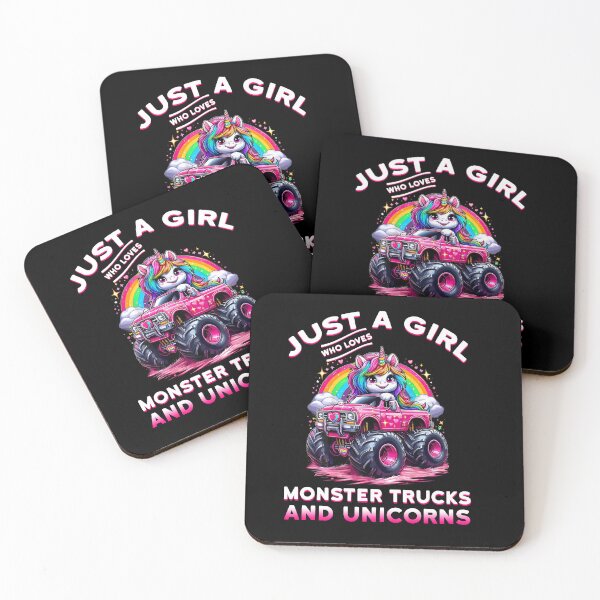 Item preview, Rainbow Unicorn Monster Truck Girl T-Shirt designed and sold by LashondaGreen89.